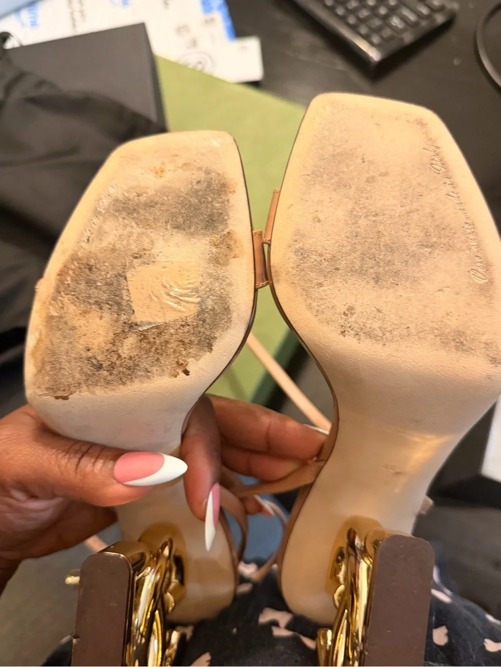 Dolce & Gabbana Beige Scuro Women Heels